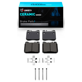 R1 1985-1991 Mercedes-Benz 350SDL Front R1 Ceramic Pads & Hardware Kit