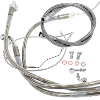 Brake Line Adaptor Kit W/ Abs Softail Fwrd Cntrls