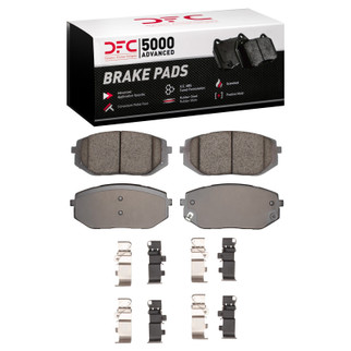 DFC 21-25 Hyundai Sonata Front 5000 Advanced Low Metallic Brake Pads and Hardware Kit