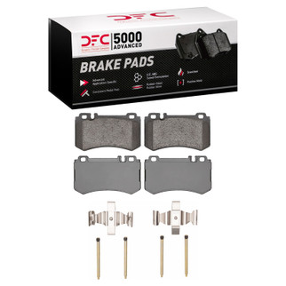 DFC 07-13 Mercedes-Benz S600 Rear 5000 Advanced Low Metallic Brake Pads and Hardware Kit