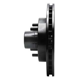 R1 1982-1995 Buick Regal Front Right Drilled & Slotted Black Brake Rotor