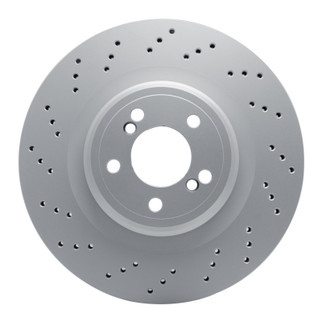 DFC 15-19 BMW X6 Left Rear Drilled Hi-Carbon Alloy Geomet Coated Rotor