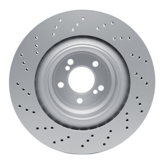 DFC 15-19 BMW X6 Right Rear Drilled Hi-Carbon Alloy Geomet Coated Rotor