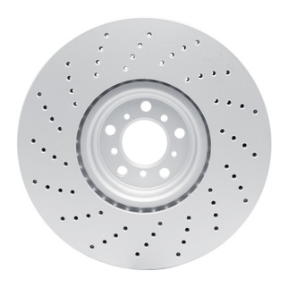 DFC 15-19 BMW X5 Right Front Drilled Hi-Carbon Alloy Geomet Coated Rotor