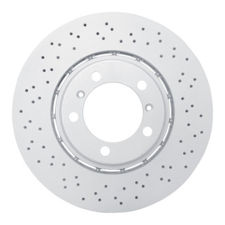 DFC 17-23 Porsche 718 Boxster Right Front Drilled Hi-Carbon Alloy Geomet Coated Rotor