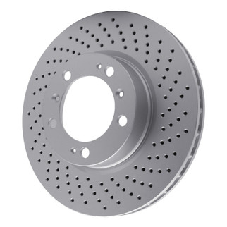 DFC 98-12 Porsche 911 Right Front Drilled Hi-Carbon Alloy Geomet Coated Rotor