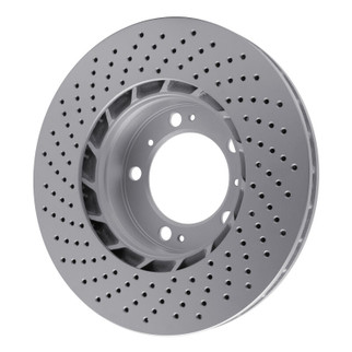 DFC 98-12 Porsche 911 Right Front Drilled Hi-Carbon Alloy Geomet Coated Rotor