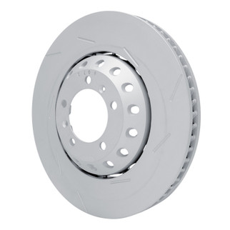DFC 10-16 Porsche Panamera Right Front Slotted Hi-Carbon Alloy Geomet Coated Rotor