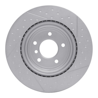 DFC 06-13 BMW 330i Rear GeoSPEC Coated Rotor - Dimpled and Slotted