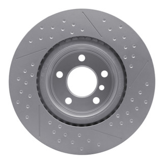 DFC 12-20 BMW 230i xDrive Rear GeoSPEC Coated Rotor - Dimpled and Slotted