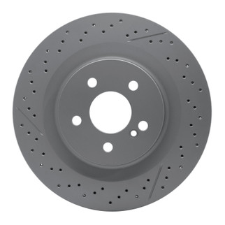 DFC 05-11 Mercedes-Benz SLK55 AMG Rear Drilled GeoSPEC Coated Rotor and Slotted
