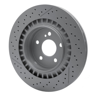 DFC 05-11 Mercedes-Benz SLK55 AMG Rear Drilled GeoSPEC Coated Rotor and Slotted