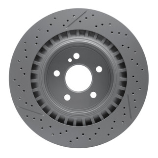 DFC 05-11 Mercedes-Benz SLK55 AMG Rear Drilled GeoSPEC Coated Rotor and Slotted
