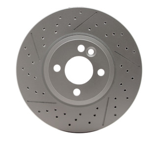 DFC 07-15 Mini Cooper (Excl Clubman) Front Drilled GeoSPEC Coated Rotor and Slotted