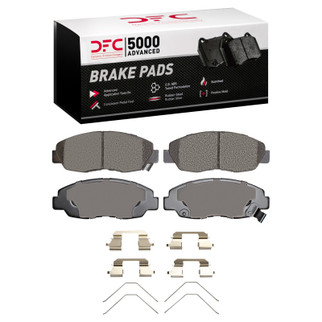 DFC 96-15 Acura EL Front 5000 Advanced Ceramic Brake Pads and Hardware Kit