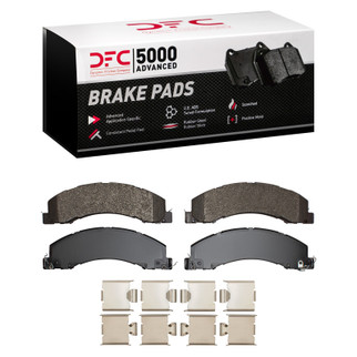 DFC 08-25 Dodge Ram 4500 Rear/Front 5000 Advanced Semi Metallic Brake Pads and Hardware Kit