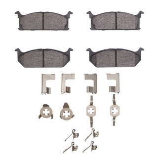 DFC 89-94 Geo Metro Front 5000 Advanced Semi Metallic Brake Pads and Hardware Kit