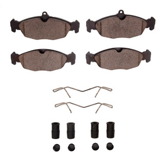 DFC 97-06 Jaguar XJ8 Rear Euro 5000 Ceramic Brake Pads and Hardware Kit