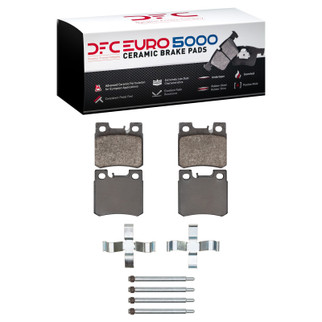 DFC 93-95 Mercedes-Benz 300TE Rear Euro 5000 Ceramic Brake Pads and Hardware Kit