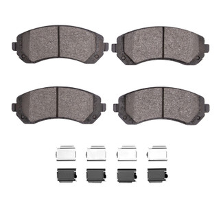 DFC 01-07 Buick Rendezvous Front 5000 Advanced Semi Metallic Brake Pads and Hardware Kit