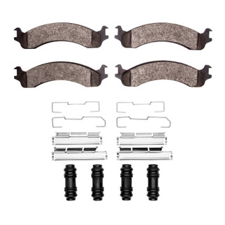 DFC 00-02 Dodge Ram 4000 (Mexico) Front 5000 Advanced Semi Metallic Brake Pads and Hardware Kit