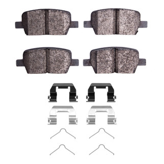 DFC 16-21 Cadillac CT6 Rear 5000 Advanced Low Metallic Brake Pads and Hardware Kit