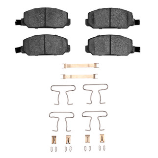 DFC 76-82 Honda Accord Sedan Front 5000 Advanced Semi Metallic Brake Pads and Hardware Kit