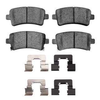 DFC 11-11 Saab 9-5 Rear 5000 Advanced Low Metallic Brake Pads and Hardware Kit