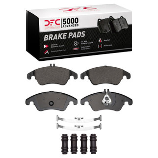 DFC 08-20 Mercedes-Benz SLK300 Front 5000 Advanced Low Metallic Brake Pads and Hardware Kit