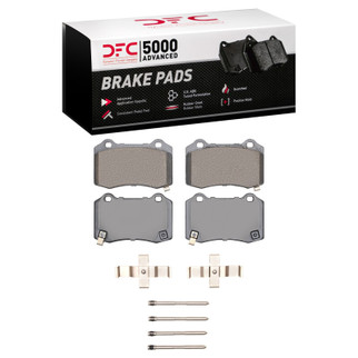 DFC 10-16 Hyundai Genesis Coupe Rear 5000 Advanced Ceramic Brake Pads and Hardware Kit
