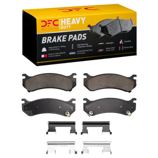 DFC 99-13 Cadillac Escalade EXT Front/Rear Heavy Duty Pads and Hardware Kit