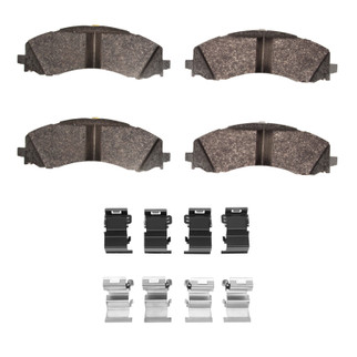 DFC 19-25 Ram 3500 Front 5000 Advanced Semi Metallic Brake Pads and Hardware Kit