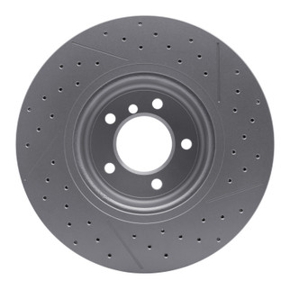 DFC 13-13 BMW 135IS Front Drilled GeoSPEC Coated Rotor and Slotted