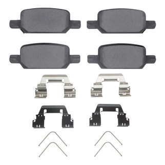 DFC 21-22 Chevrolet Colorado Rear Ultimate Duty Performance Brake Pads and Hardware Kit