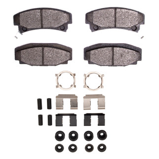 DFC 86-92 Buick Riviera Rear 5000 Advanced Semi Metallic Brake Pads and Hardware Kit