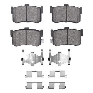 DFC 86-88 Acura LEGEND Rear 5000 Advanced Ceramic Brake Pads and Hardware Kit