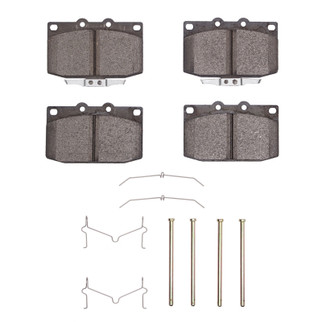 DFC 93-95 Mazda RX-7 Front 5000 Advanced Semi Metallic Brake Pads and Hardware Kit