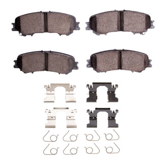DFC 17-24 Nissan Titan Rear Ultimate Duty Performance Brake Pads and Hardware Kit