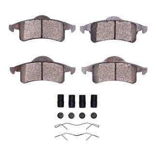 DFC 99-04 Jeep Grand Cherokee Rear Ultimate Duty Performance Brake Pads and Hardware Kit