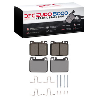 DFC 79-85 Mercedes-Benz 240D Front Euro 5000 Ceramic Brake Pads and Hardware Kit
