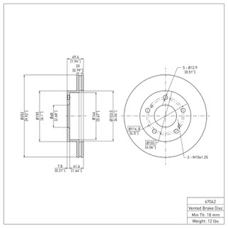 DFC 94-96 Nissan 240SX Front Brake Rotor
