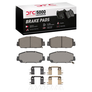 DFC 17-19 Honda CR-V Front 5000 Advanced Ceramic Brake Pads and Hardware Kit
