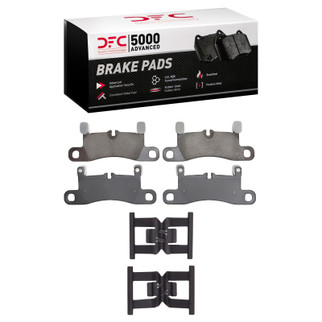 DFC 11-18 Porsche Cayenne Rear 5000 Advanced Ceramic Brake Pads and Hardware Kit