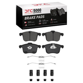 DFC 03-11 Cadillac BLS (Mexico) Front 5000 Advanced Ceramic Brake Pads and Hardware Kit