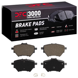 DFC 17-20 Peugeot Partner (Mexico) Rear 3000 Semi-Metallic Brake Pads
