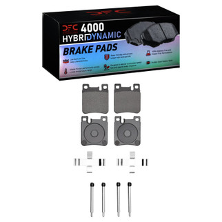 DFC 91-03 Mercedes-Benz 300SE Rear 4000 HybriDynamic Brake Pads and Hardware Kit