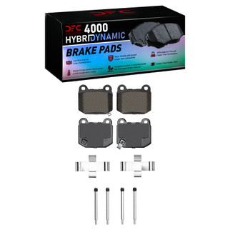 DFC 04-06 Maserati Quattroporte Rear 4000 HybriDynamic Brake Pads and Hardware Kit