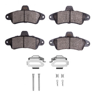 DFC 95-00 Ford Contour Rear 4000 HybriDynamic Brake Pads and Hardware Kit