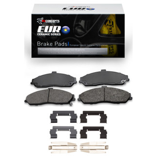 R1 1997-2013 Chevrolet Corvette Front R1 Euro Ceramic Pads & Hardware Kit