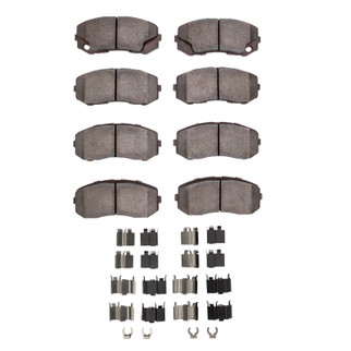 R1 2005-2011 Freightliner FL360 (Mexico) Front/Rear R1 Semi Met Pads & Hardware Kit
